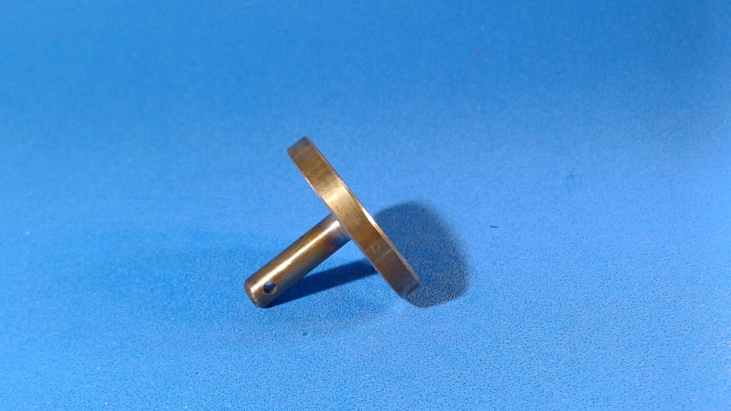 Fuxus original stainless steel valve for hydraulic ram water ram on a blue background