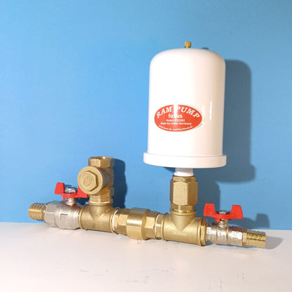 hydraulic ram pump hydraulische Widderpumpe