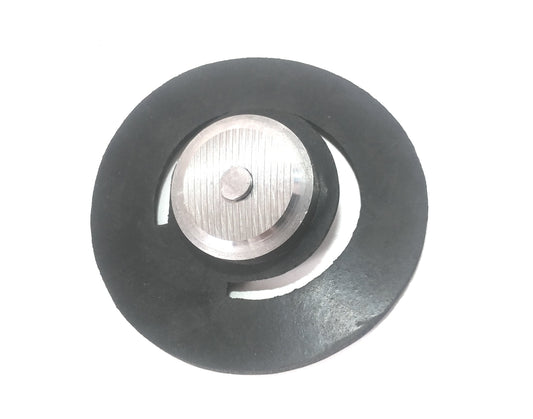 Original fuxus Germany hard rubber vessel valve for hydraulic and water rams, old ram model, showing valve component.